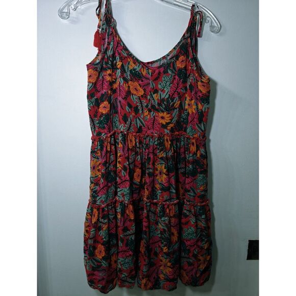 People Concept‎ Small Floral Adjustable Strap Tunic Mini Dress - Picture 1 of 12